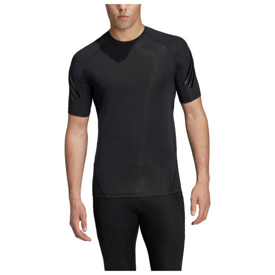 Adidas Ανδρική κοντομάνικη μπλούζα Alphaskin Tech 3-Stripes